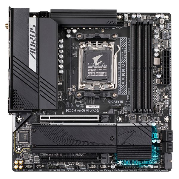 Bekijk afbeelding 2 van Gigabyte AM5 B650M AORUS ELITE AX - DDR5/2xM.2/DP/HDMI